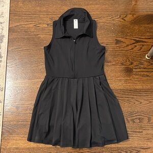 Yogalicious Black Sleeveless Mini Dress